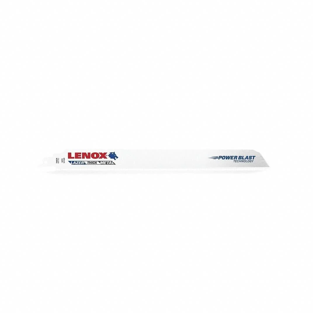 Lenox 20183B12110R LAZER Bi-Metal Reciprocating Saw Blades, 12-inch, 10 TPI, 5-Pack