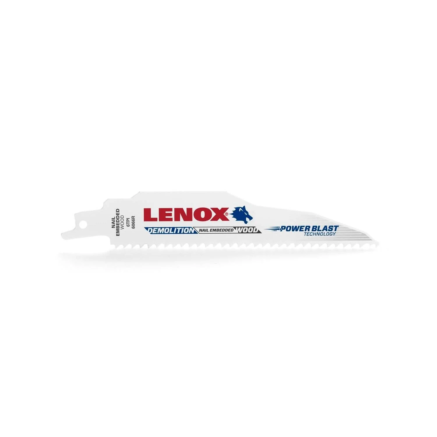 Lenox 205126066R Demolition 6066R Bi-Metal Reciprocating Saw Blades, 6-inch, 6 TPI, 2-Pack