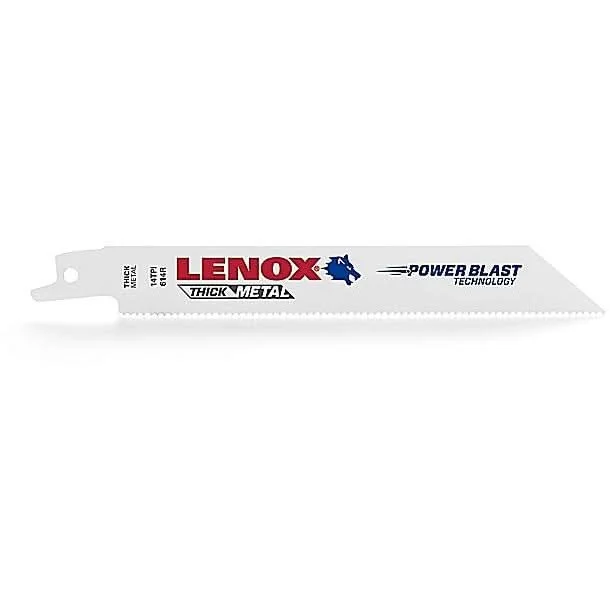 Lenox 20529B618R B618R Metal-Cutting Reciprocating Saw Blades, 6-inch, 18 TPI, 25-Pack