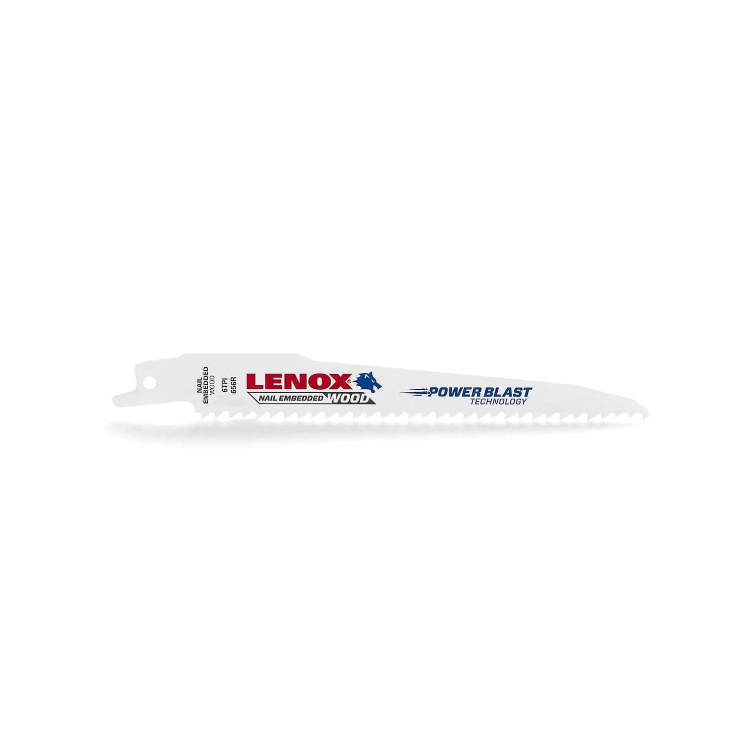 Lenox 20573S656R Wood Bi-Metal Reciprocating Saw Blades, 6-inch, 6 TPI, 1-Pack