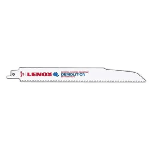Lenox 20598966R Demolition 966R Bi-Metal Reciprocating Saw Blades, 9-inch, 6 TPI, 2-Pack