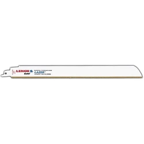 Lenox 2110012110GR Gold Extreme Metal 12110GR Reciprocating Saw Blades, 12-inch, 10 TPI, 5-Pack