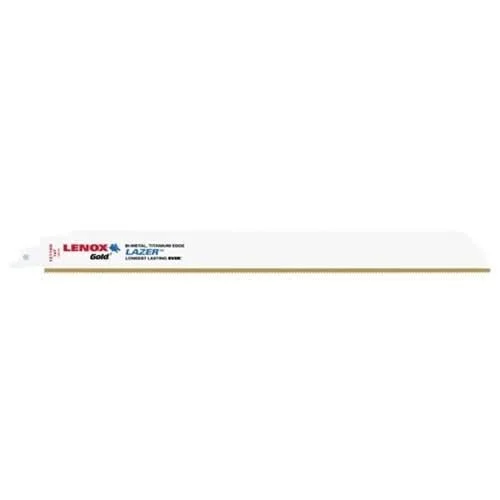 Lenox 2110212118GR Gold Extreme Metal 12118GR Reciprocating Saw Blades, 12-inch, 18 TPI, 5-Pack