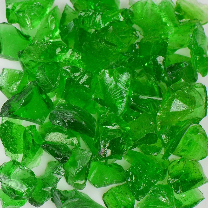 Light Green Fire Glass