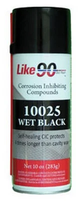 Like90 10 Oz Wet Black CIC Protective Spray Aluminum And Steel Aerosol (10025)