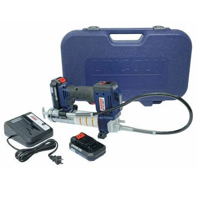 Lincoln 1884 20-Volt Lithium Ion Powerluber Kit (Dual Battery)