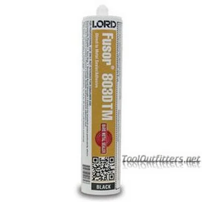 Lord Fusor 803DTM Direct-to-Metal Sealer/Adhesive (Black, 10 oz) | FUS-803DTM