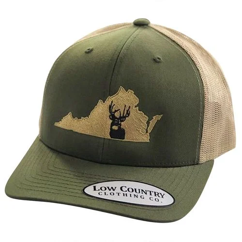 Low Country VA Deer, Moss/Khaki Snapback Hat