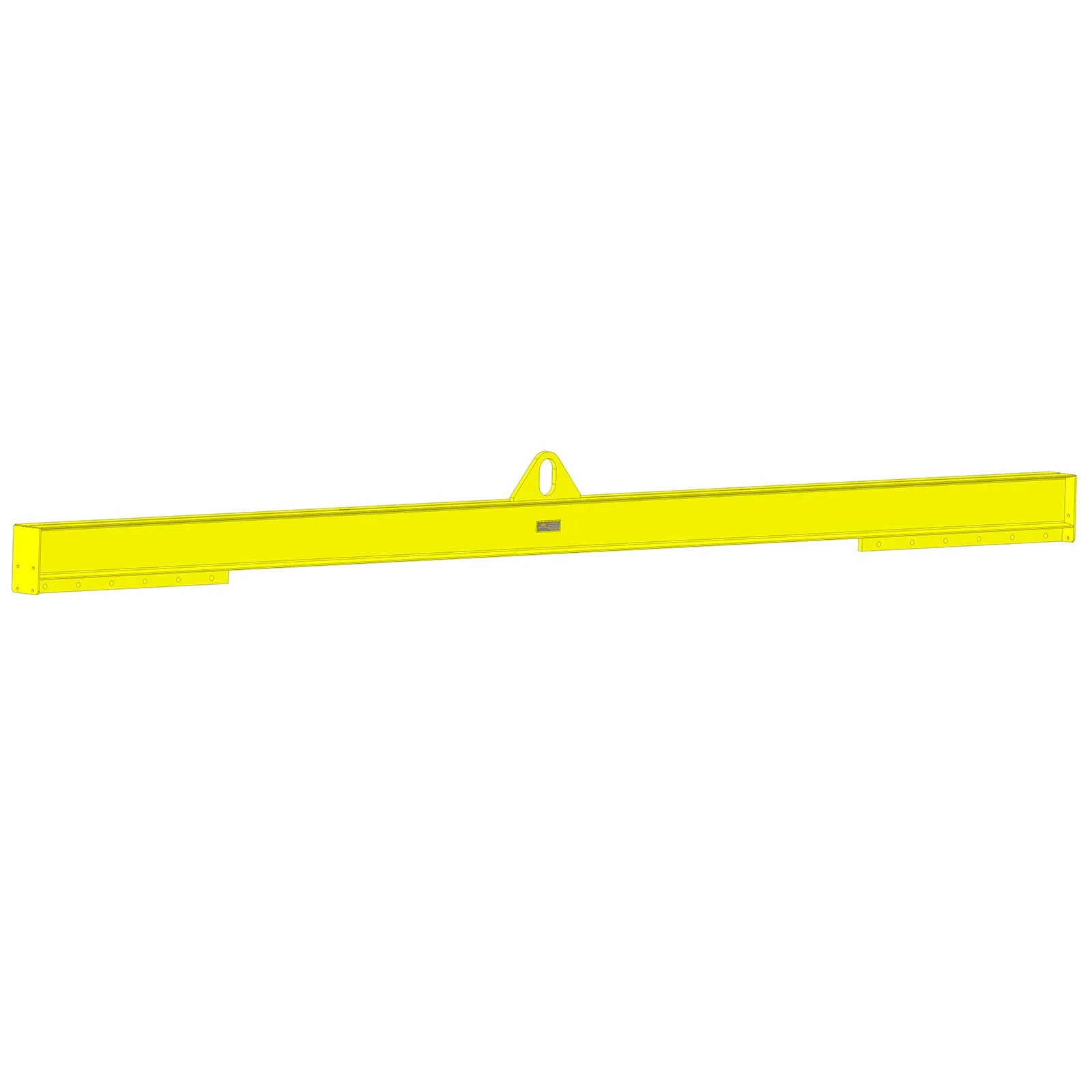 Low Headroom Adjustable Lifting Beam | 2,000 lb. Capacity | 10' to 15' Spread