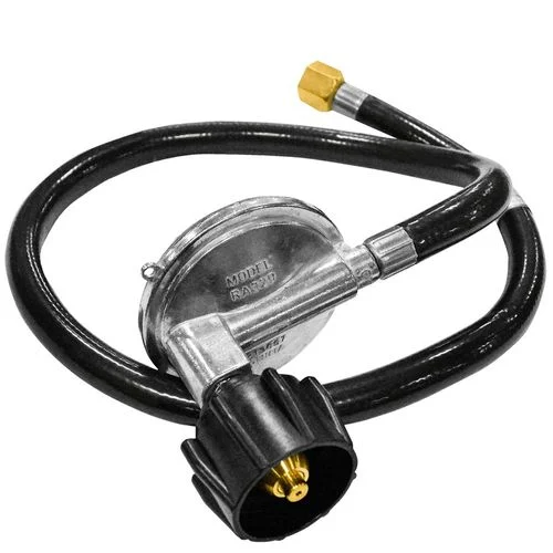Low Pressure Regulator and Hose Assembly, 90° Regulator