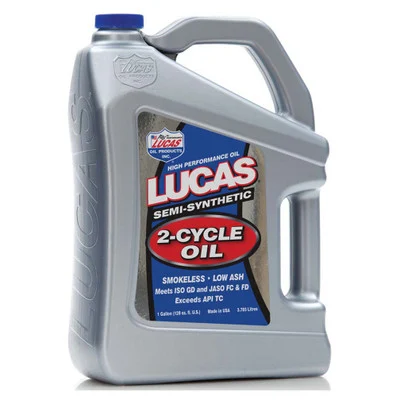 Lucas Oil 10115 Semi-Synthetic 2-Cycle Oil - 1 Gallon Jug