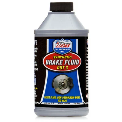 Lucas Oil 10825 Dot 3 Brake Fluid - 12 Oz.
