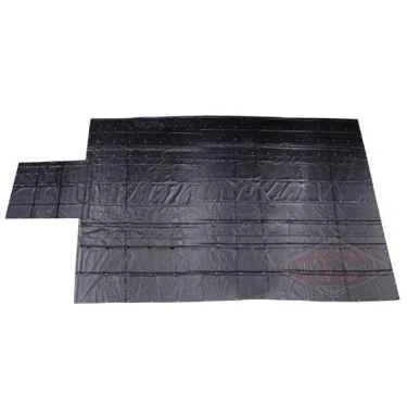 Lumber Tarp - 24' x 28' (8' Drop & Flap) - 14 oz./18 oz. Combo Black Tarp