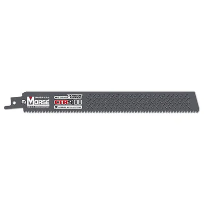 M.K. Morse CTR908MC1 9" x 1" x 0.050" CTR Carbide Tipped Reciprocating Saw Blade
