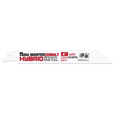 M.K. Morse RB810T05 8" x 3/4" x .035" Master Cobalt Hybrid Bi-Metal Blades