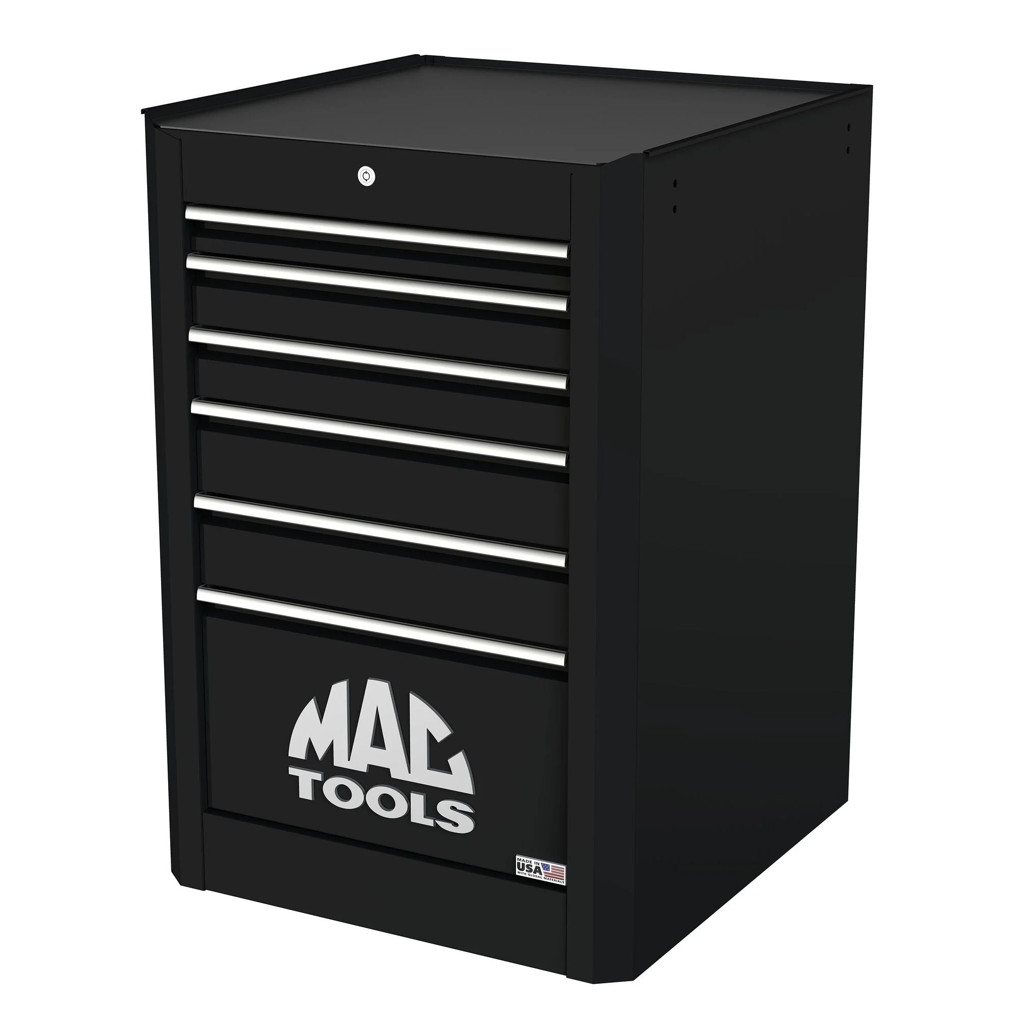 Macsimizer 6-Drawer Side Box with PowerTech™ Drawer - Flat Black