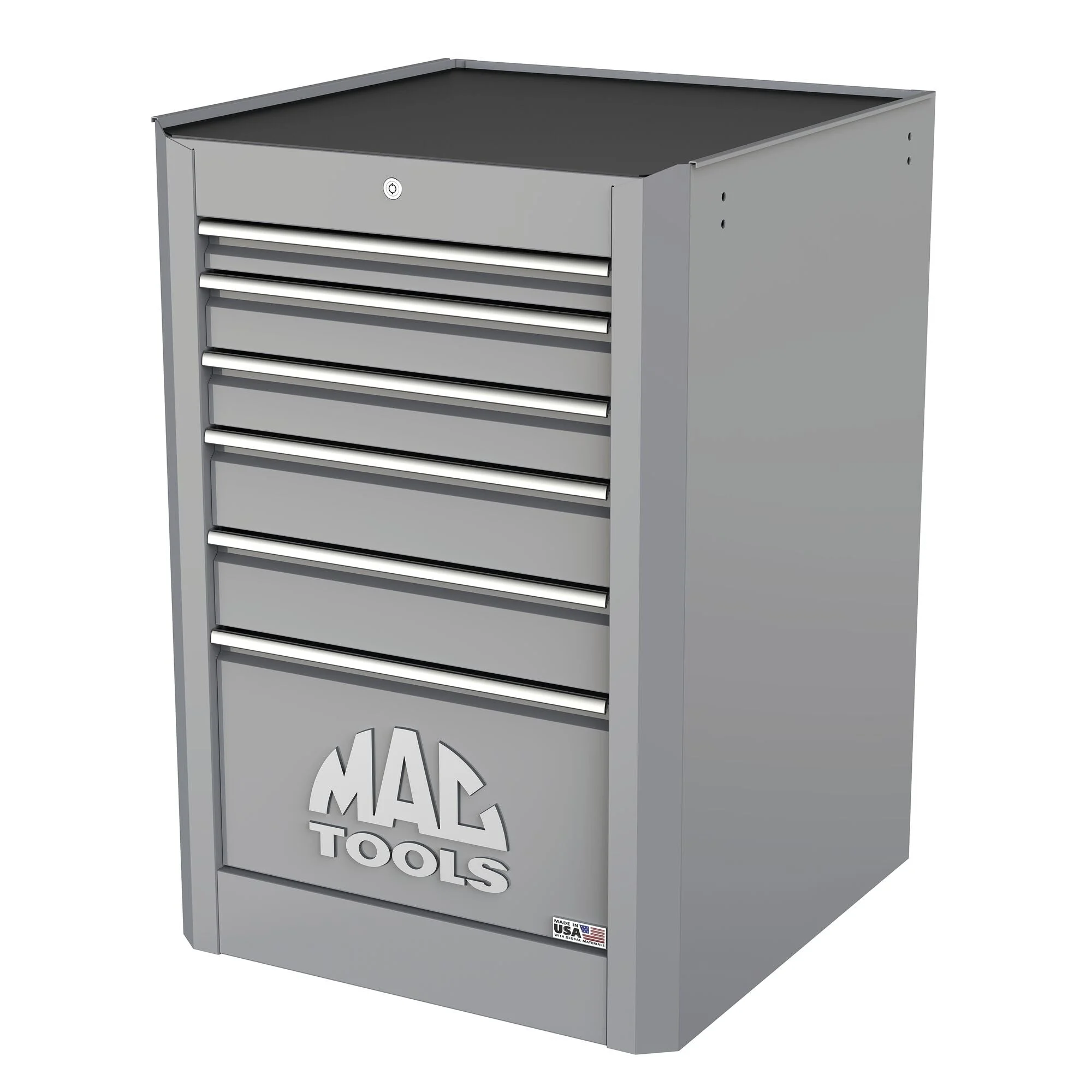 Macsimizer 6-Drawer Side Box with PowerTech™ Drawer - Mica Gray