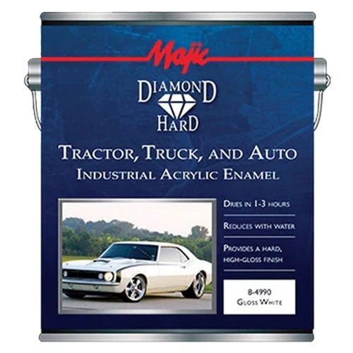 Majic Diamond Hard Tractor, Truck & Auto Paint, Gloss White, 1 Qt.