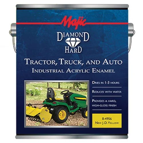 Majic Diamond Hard Tractor, Truck & Auto Paint, New JD Yellow, 1 Qt.