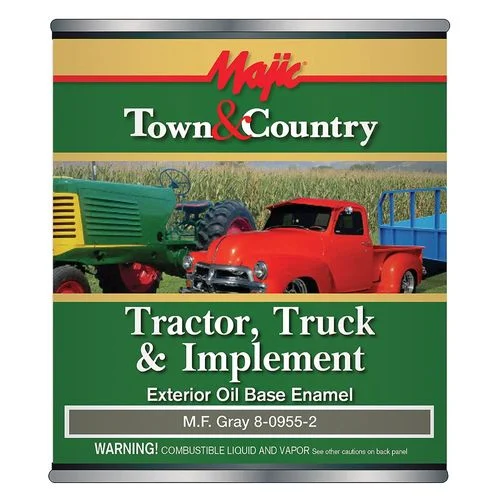 Majic Town and Country, MF Gray, Oil Based Enamel Paint, 1 Quart