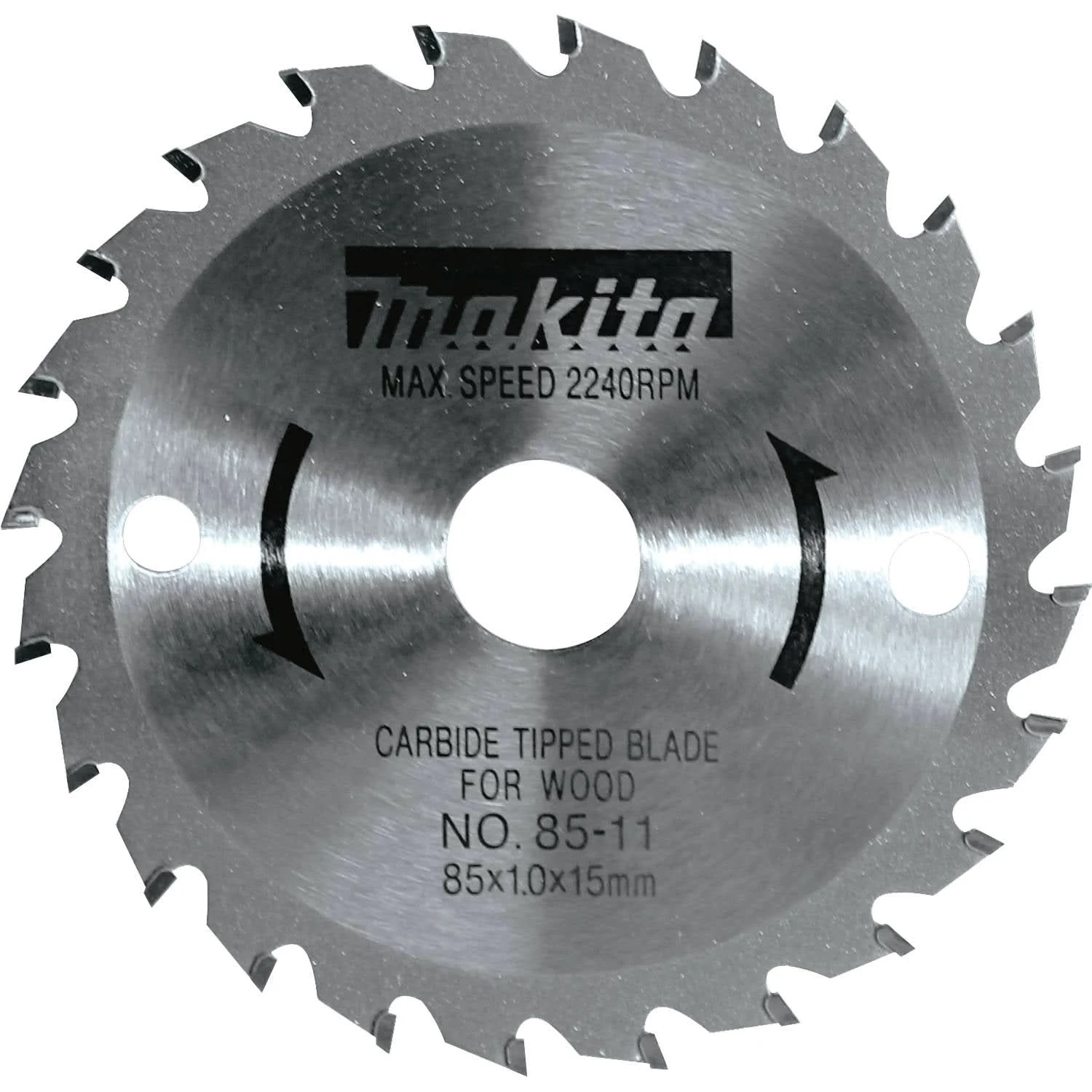 Makita 721005-A 3-3/8" 24T Carbide-Tipped Circular Saw Blade, General Purpose