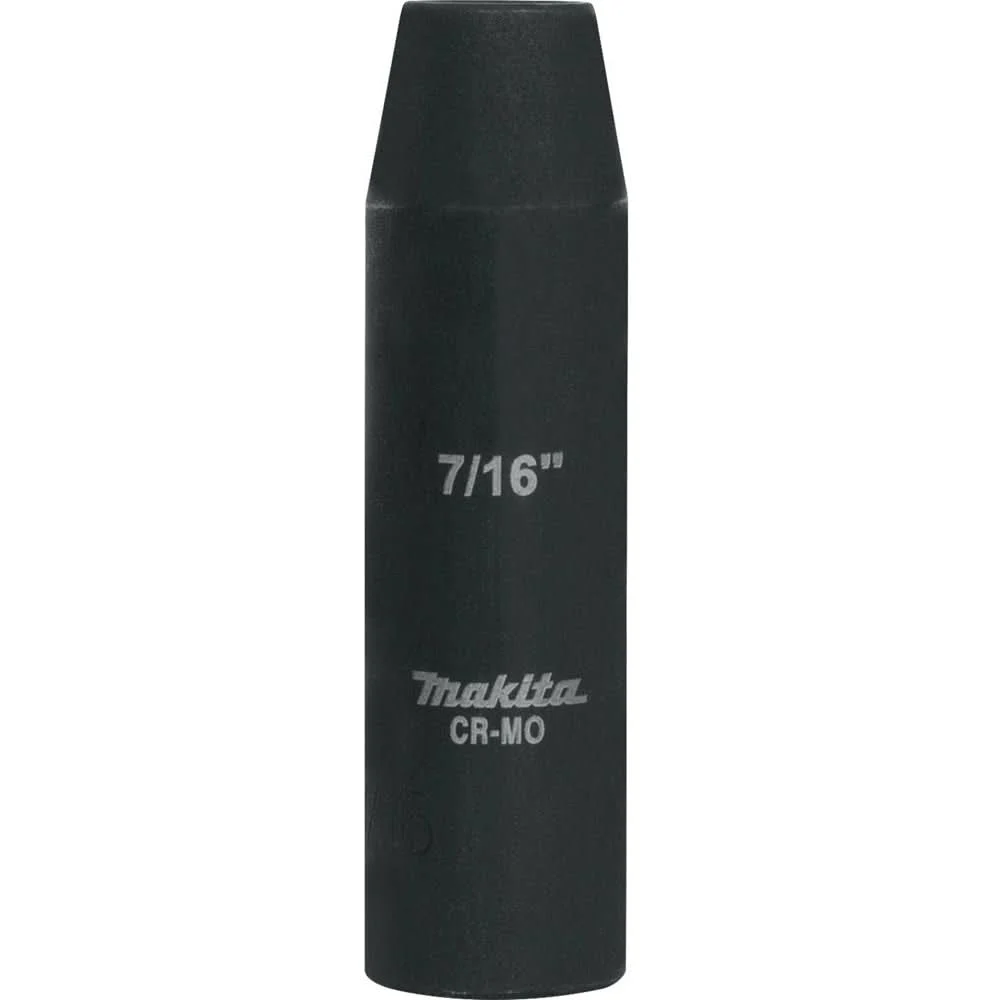 Makita A-96241 7/16" Deep Well SAE Impact Socket, 1/2" Drive