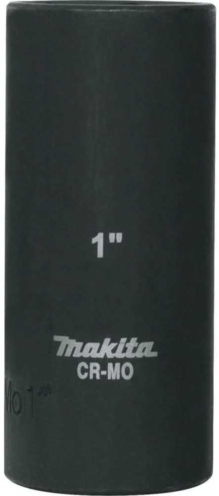 Makita A-96338 1" Deep Well SAE Impact Socket, 1/2" Drive