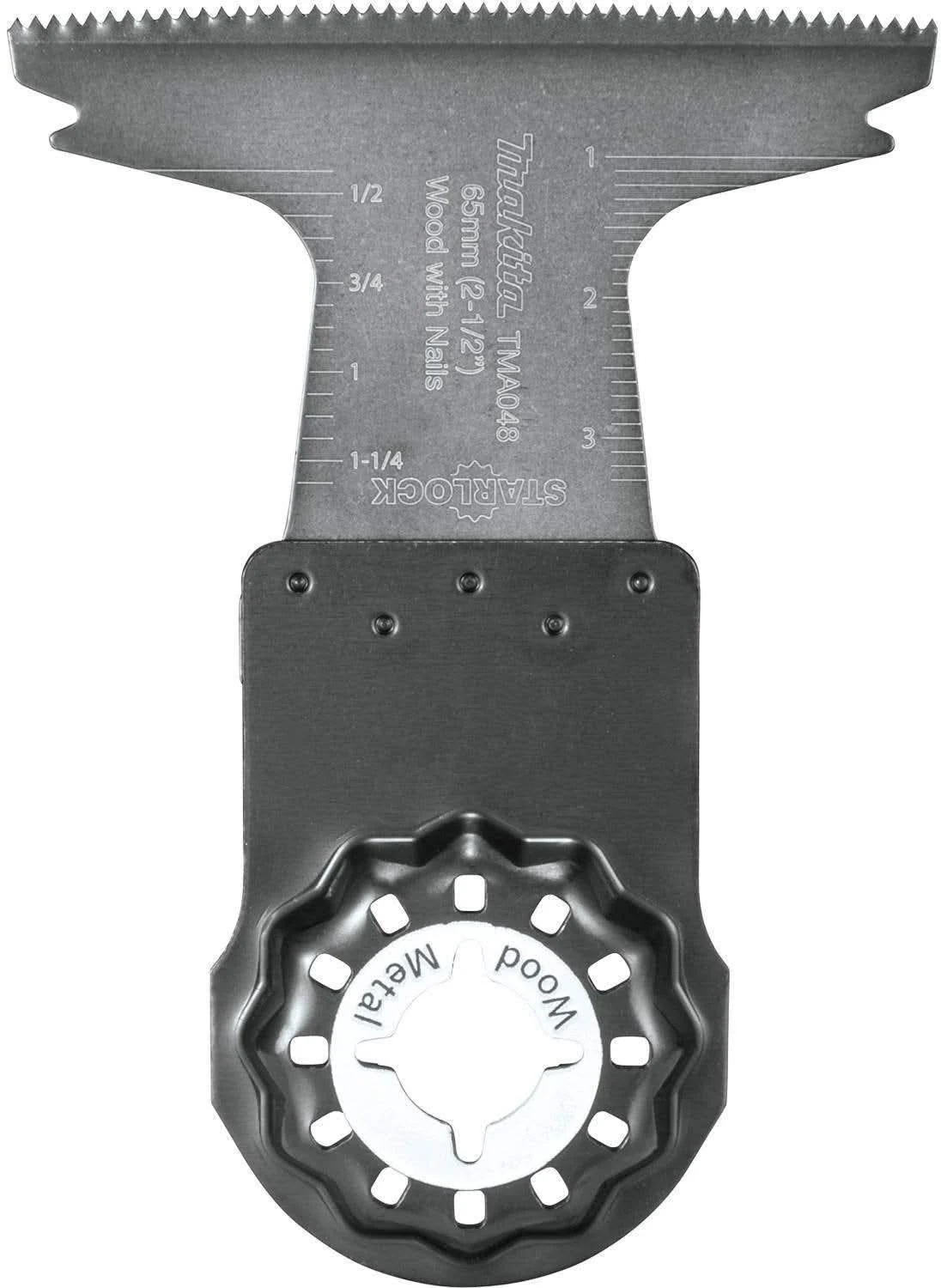 Makita B-67038 Starlock Oscillating Multi-Tool 2-1/2" Bi-Metal Curved Plunge Cut Blade