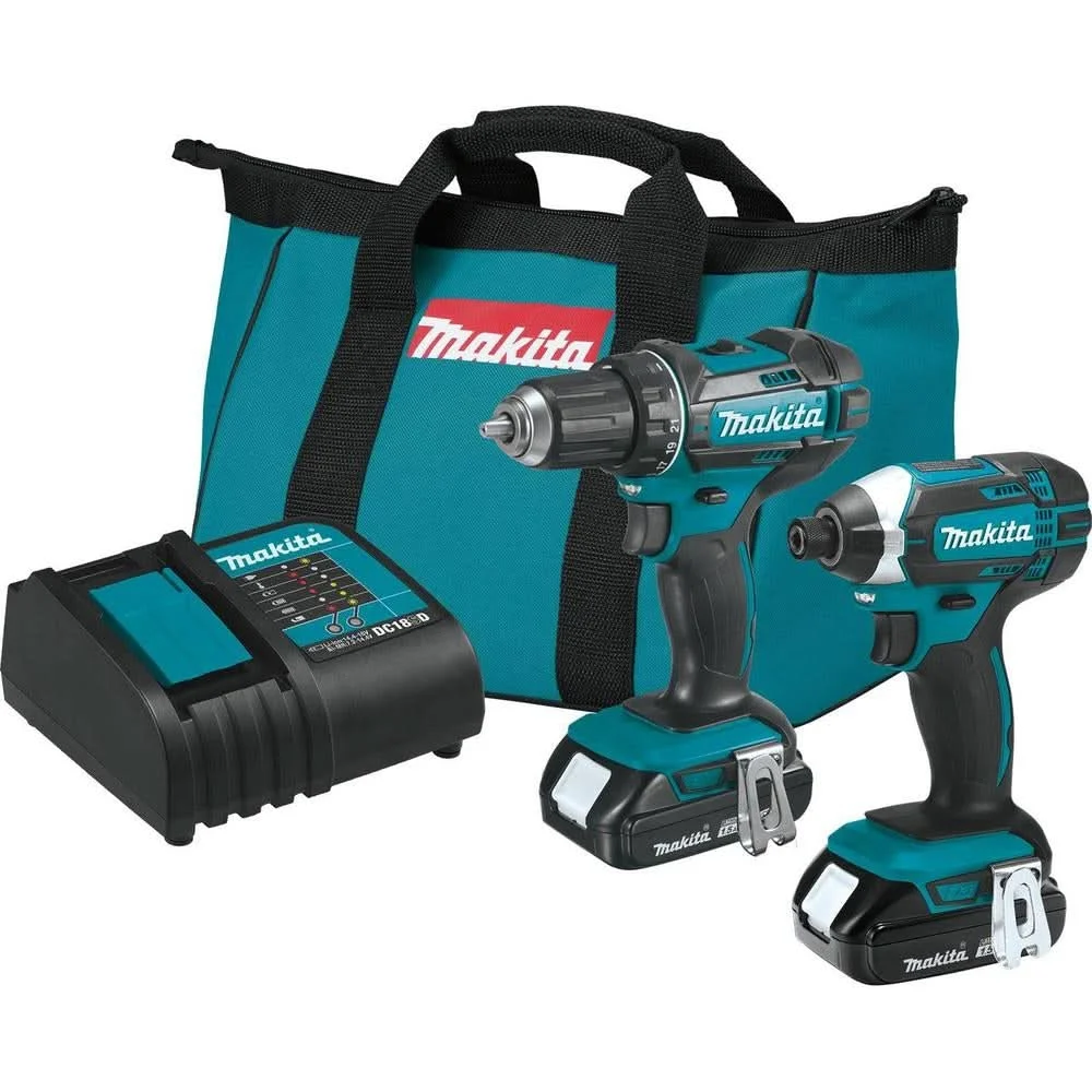 Makita CT225SYX 18V CompactCordless 2-Piece Combo 1.5Ah Kit