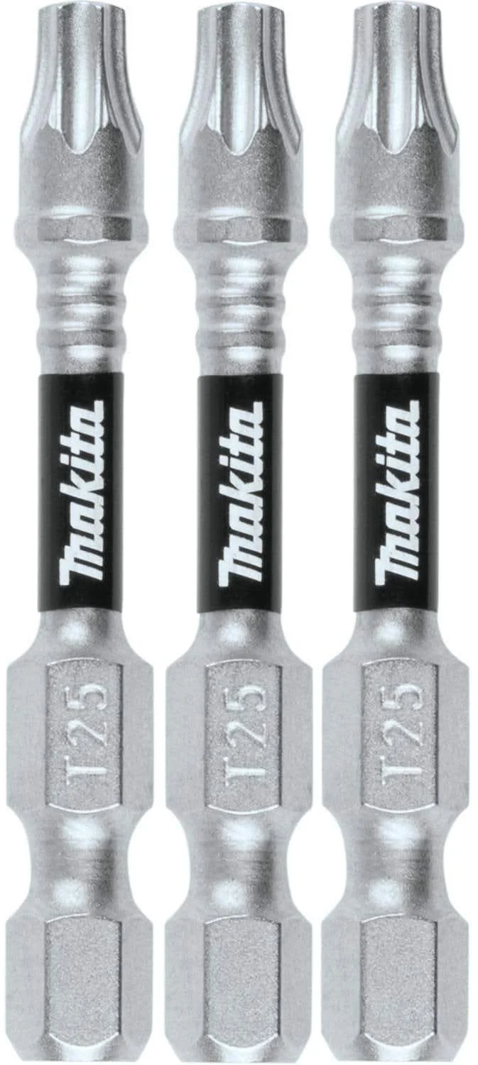 Makita E-00854 Impact XPS T25 Torx 2" Power Bit, 3/pk