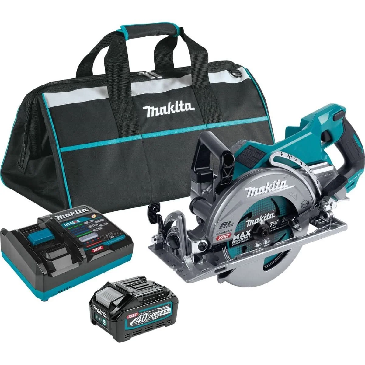 Makita GSR01M1 40V max XGT Brushless Cordless Rear Handle 7-1/4" Circular Saw Kit (4.0Ah)