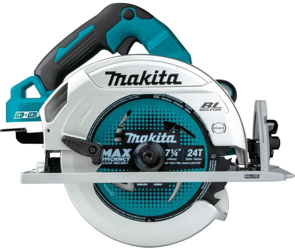 Makita XSH06Z 36V (18V X2) LXT Brushless 7-1/4"Â Circular Saw, Tool Only
