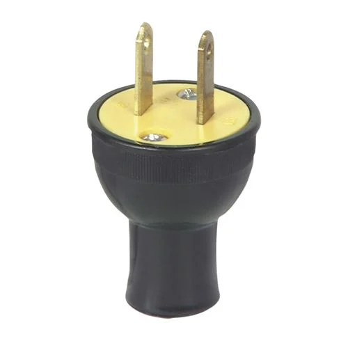 Male Plug Straight Blade Two Pole Two Wire 125 Volt