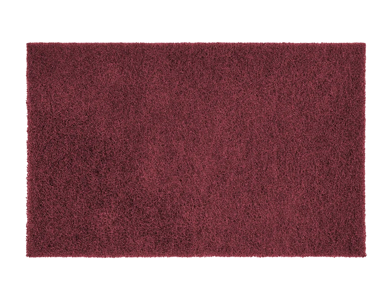 Maroon Stripping Pad 10"x6" (Pack of 10)