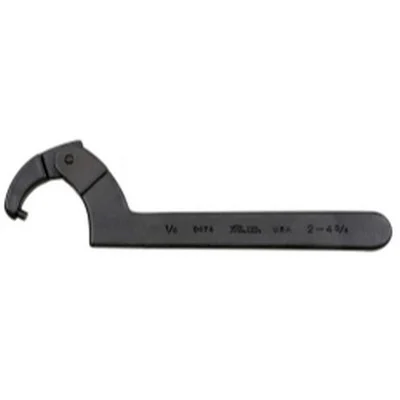 Martin Tools 2 X 4.75"" Hook Spanner Wrench Adjustable High Carbon Steel (474)"