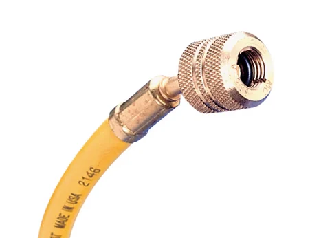 Mastercool 45962 96" R-12 Yellow Hose With Auto Shut-Off Fittings