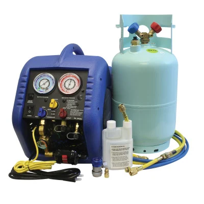 Mastercool 69100 Complete A/C Recovery System with 30lb DOT Tank with Float Switch