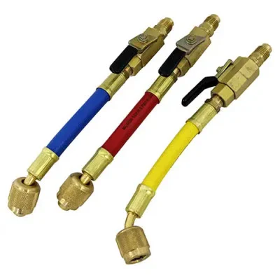 Mastercool 90262 3 Piece Manual Shut-off Valve Adapter Set