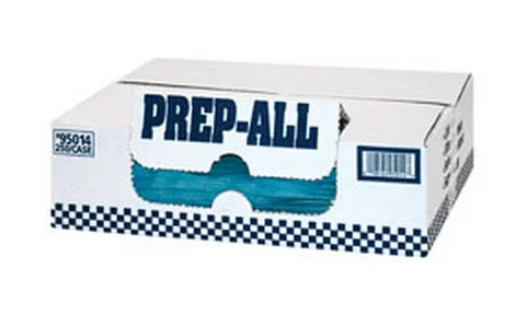 MDI Wipes Lint-Free Prep-All Towel Blue 250-Pack Tote Box With Handle (95014)