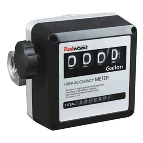 Mechanical Fuel Meter, Diesel and Kerosene, 1 In. Inlet/Outlet