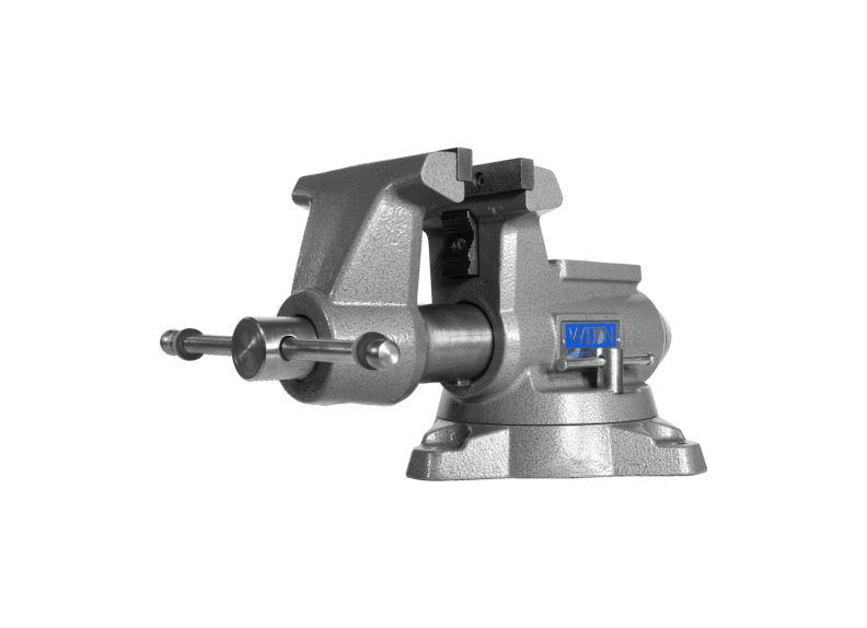 Mechanics Pro Vise 5-1/2" Jaw Width, 5" Jaw Opening, 360° Swivel Base