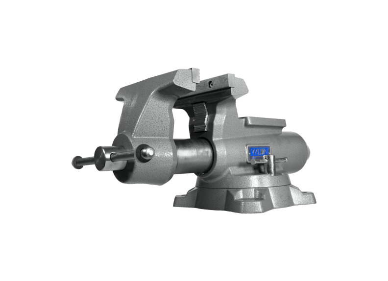 Mechanics Pro Vise 8" Jaw Width, 8-1/2" Jaw Opening, 360° Swivel Base
