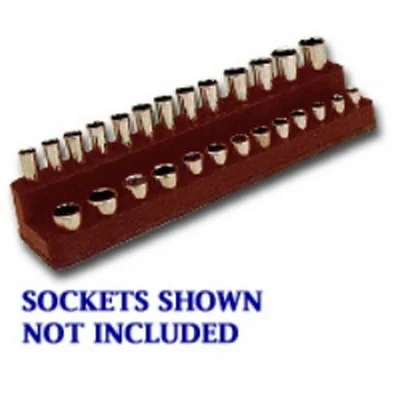 Mechanics Time Saver Black 26-Hole Socket Organizer (728)