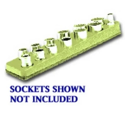 Mechanics Time Saver Yellow 13-Hole Shallow Socket Organizer (716)