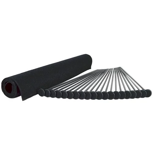 Medium Rifle Rod Kit, 20 Rods, Black