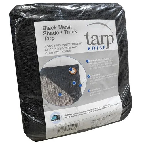 Mesh Truck Cover, Black, 8' x 10'