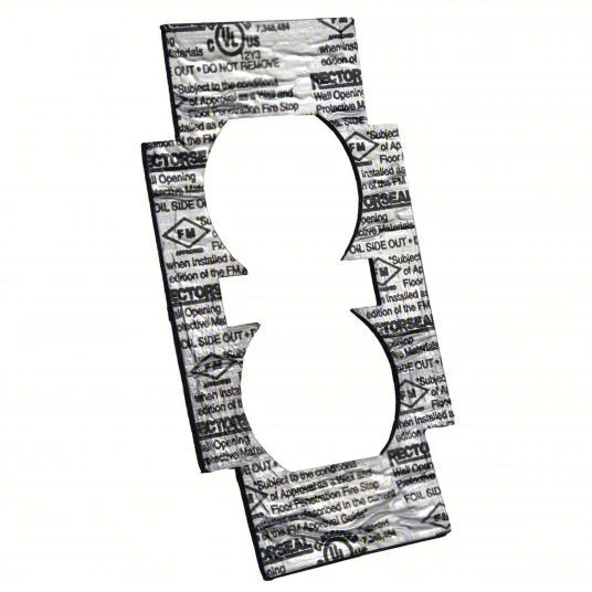 Metacaulk Cover Guard Single Gang Receptacle - Case of 50