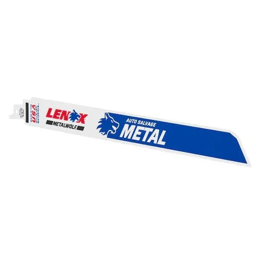 MetalwolfWave Edge 6 Inch Reciprocating Saw Blades - Pack of 5