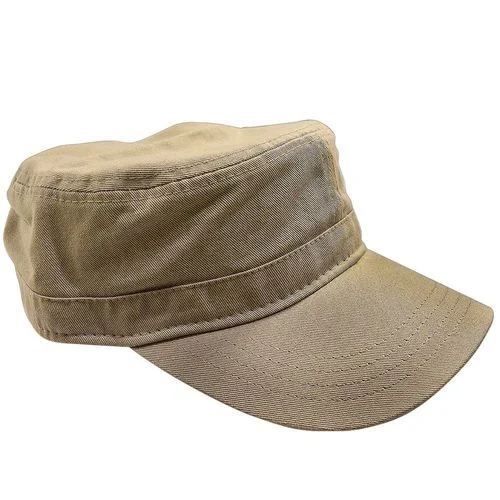 Military Style Cap Khaki