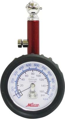 Milton S-933 Dial Tire Gauge, 0-160 PSI - 5 lb increments